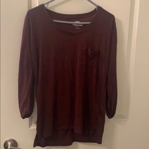 Women’s long sleeve boyfriend sweater